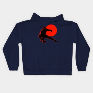 Sunset Panther Kids Hoodie